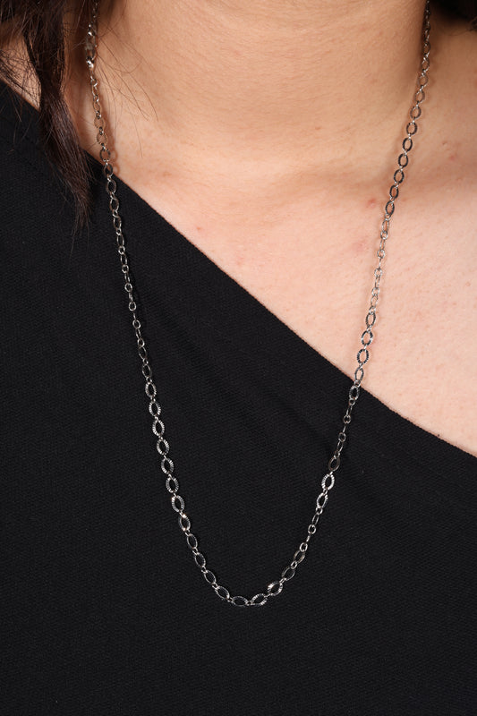 Silver Loop Chain